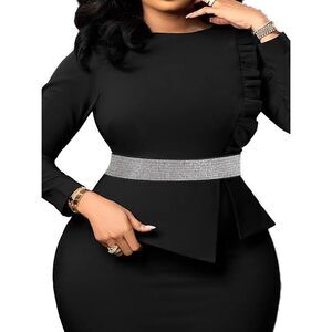 Rhinestone Wasit Belts For Women Silver Stretch Belt Plus Size 6959